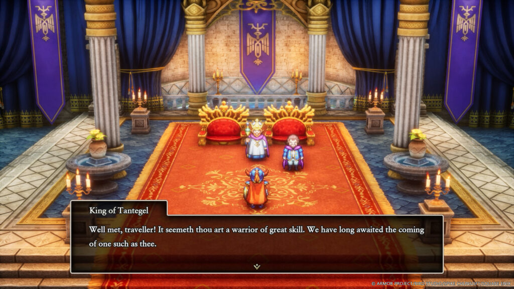 Dragon Quest I & II HD-2D Remake Charaktere im Gespräch Dragon Quest I & II HD-2D Remake Charaktere im Gespräch