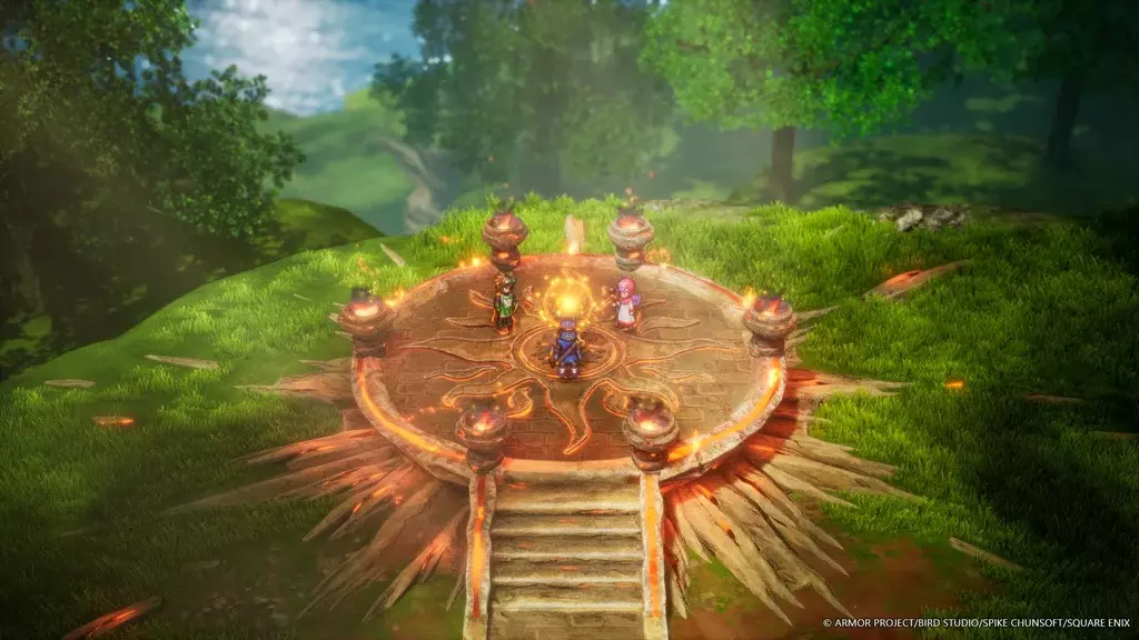 Dragon Quest I & II HD-2D Remake Gruppenbild mit Helden Dragon Quest I & II HD-2D Remake Gruppenbild mit Helden
