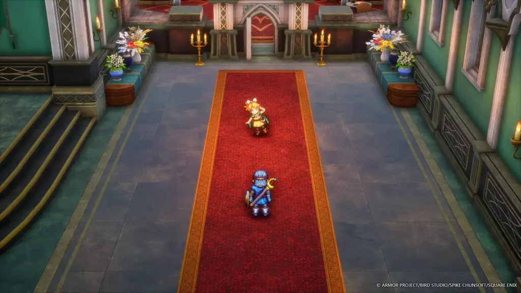 Dragon Quest I & II HD-2D Remake Helden mit klassischen Waffen und Rüstungen Dragon Quest I & II HD-2D Remake Helden mit klassischen Waffen und Rüstungen