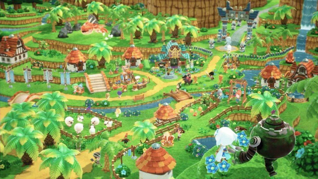 Fantasy Life i: Die Zeitdiebin Inselbau-Modus mit Platzierung von Gebäuden und Landschaftsgestaltung