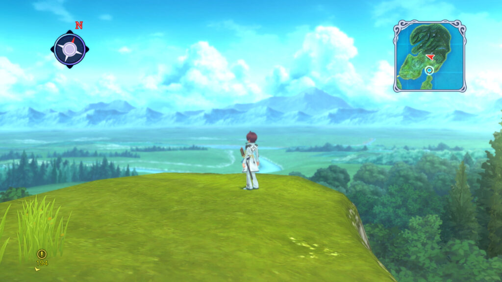 Landschaft in Tales of Graces F Remastered mit verbesserter Grafik Landschaft in Tales of Graces F Remastered mit verbesserter Grafik