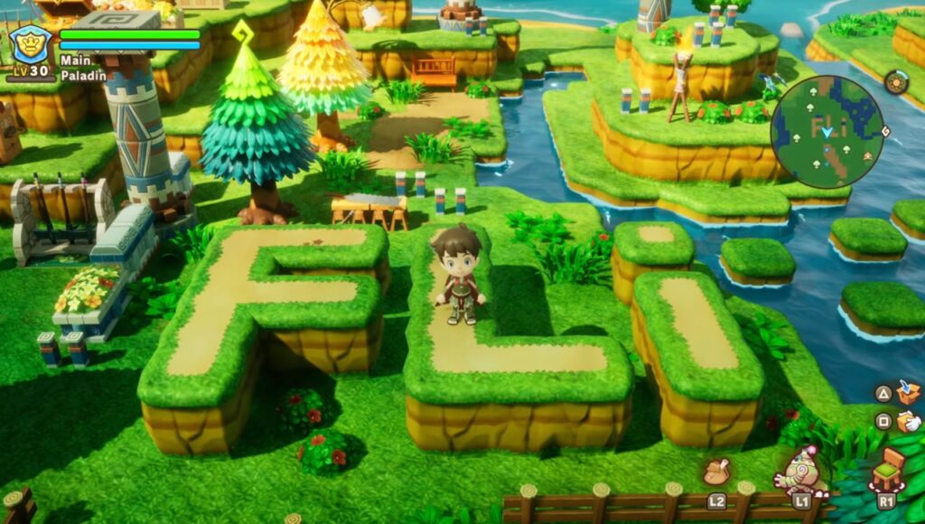 Fantasy Life i: Die Zeitdiebin Kampfszene gegen Monster in einer offenen Welt